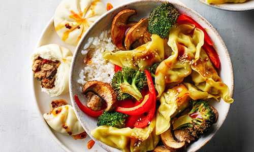 Bao Bun Rice Bowl